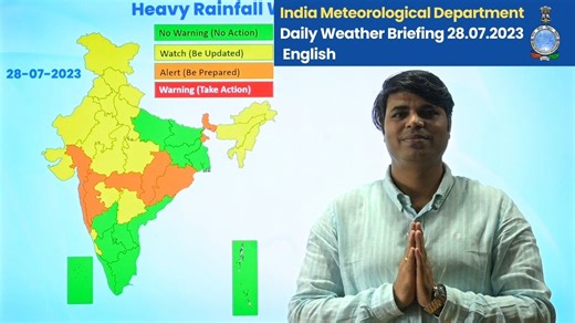 2K views · 201 reactions | Daily Weather Briefing (English) 28.07.2023 #imd #india #weather #Goa #MadhyaMaharashtra #Vidarbha #Chhattisgarh #Gujarat Ministry of Earth Sciences Government of India, All India Radio News, National Disaster Management Authority, India, DDNewsLive | India Meteorological Department | Facebook