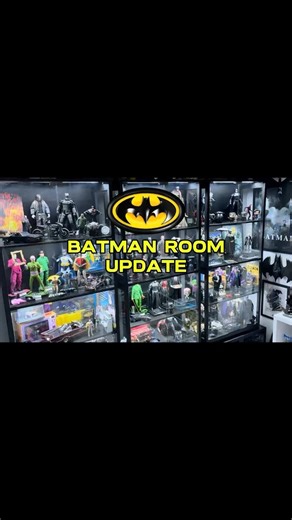 Batman Room February Update!! Video now live on my channel #batman #batcave #RoomTour #onesixthscale