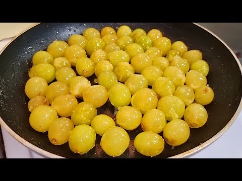 Fry the Grapes in the frying pan, and you will be delighted .❗Few people Know this recipe.