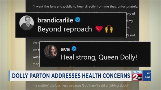 Dolly Parton addresses health concerns after postponing Las Vegas concerts