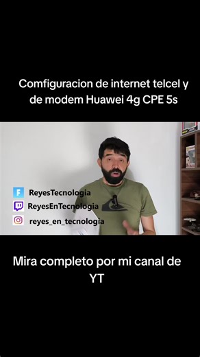 Configuración del módem Huawei 4G CPE 5s en Telcel