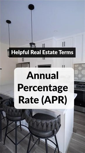 Real Estate Terms: Annual Percentage Rate (APR)