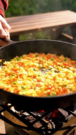 High-Speed Veggie Stir-Fry: Solo Camp Nutrition Fix!