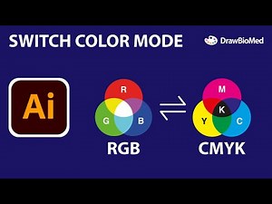 Switch Color Modes in Adobe Illustrator | RGB CMYK | Scientific Illustration