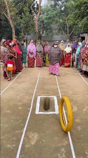 Interesting funny game | Village fun 😃😃 #shorts