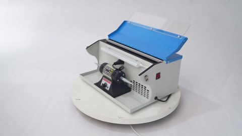 Polishing Buffing Machine, 500W 0-10000 Rpm Infinitely Adjustable Speed Jewelry Polishing Buffing Machine with Lighting Tube for Polishing Jewelry, Aluminum, Chrome, Metal Parts