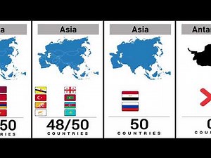 How Many Countries Are in Each Continent? 🌍 | Countries by Continent Explained Clearly