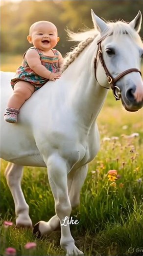 baby horse racing #funny