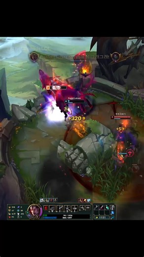 Darius 1v2 Akali and Hercarim #leagueoflegends