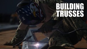 2.8K views · 115 reactions | Marines and Seabees with Task Force Koa Moana weld trusses at sea, aboard USNS Sacagawea (T-AKE 2), June 7-31, 2016, to prepare for vertical construction training in Fiji, as part of their deployment in the Asia-Pacific region. (Video by Cpl. William Hester) | III MEF Marines | Facebook