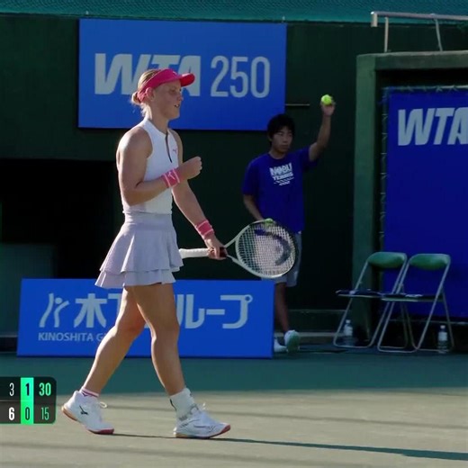 What a point 🔥 Suzan Lamens | #JapanOpen | WTA