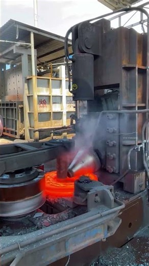 Hot Steel Ring Rolling Process 🔥