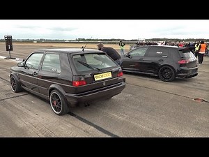 650HP Volkswagen Golf 2 VR6 Turbo Wolfsburg Edition vs 650HP VW Golf 7 R PK Performance Tuning