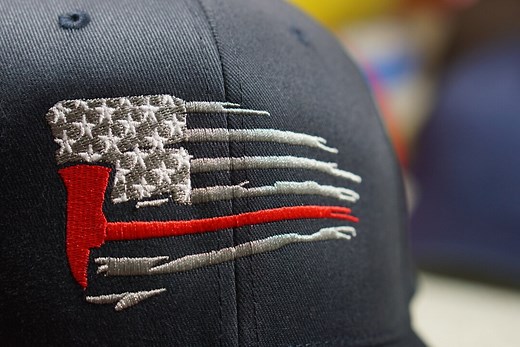 CUSTOM Fire Department Axe Thin Red Line Flexfit Fitted Hat Firefighter Paramedic EMT Rescue - Etsy