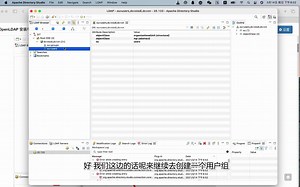 使用 Apache Directory Studio 图形客户端创建用户和组.