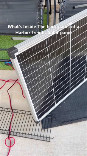 What's Inside a Harbor freight Solar panel