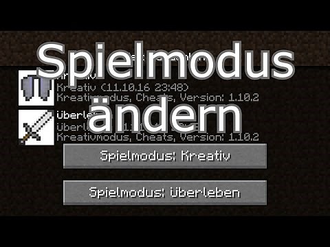 Minecraft Spielmodus ändern