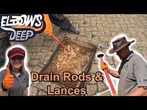 How to unblock a drain with drain rods or a pressure wash lance