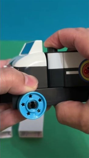 アンパンマンブロックラボで、パトロールカーを作ったよ！#アンパンマン ＃知育玩具