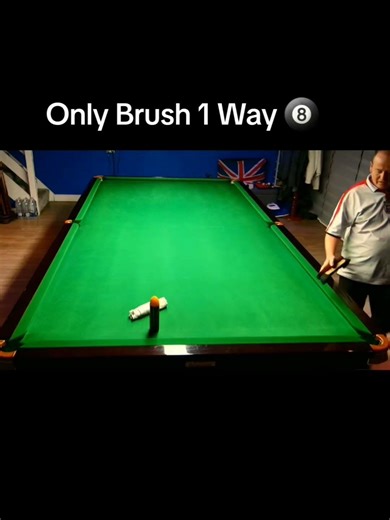 Snooker Table Brushing