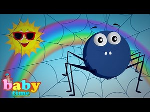 Incy Wincy Spider Nursery Rhyme With Lyrics For Children - BabyTime
