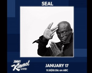 Tune into @jimmykimmellive on Tuesday for a very special performance AND A VERY BIG ANNOUNCEMENT 30 YEARS IN THE MAKING💜💜✌🏾✨🎊 | Seal