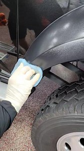 TRIM COAT ceramic nano coating will last longer and dry completely and will NOT fade your trim more over time. Trim dressings you buy at retail break down and degrade your trim more and more as you use them. Simply wipe on and let it harden! Works on all exterior plastic surfaces. Works great for atvs and side by sides. Great for Jeeps and trucks! No more greasy oily plastic trim dressings https://dura-coating.com/collections/plastic-trim/products/trim-coat #trucks #trucksofinstagram #jeeps #jee