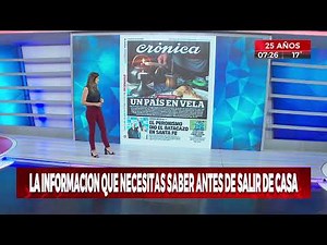 Titulares del diario Crónica del 17 de junio