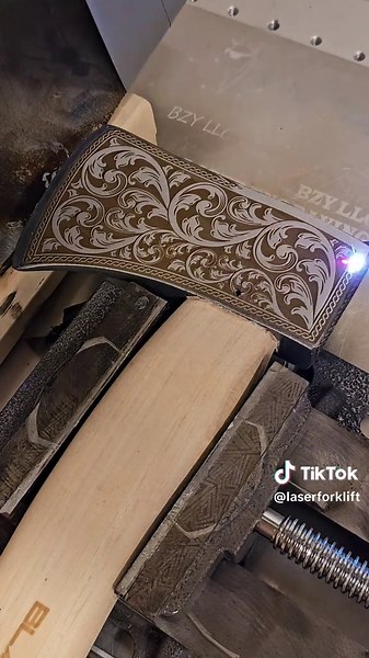 Victorian Scroll Deep Engraving Process Explained