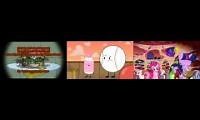 Mix of 3 videos from youtube : spongebob has a madhouse zozey edition remix featuring soap and pinkie pie my first sparta remix