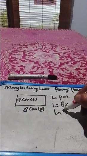 Cara Menghitung Luas Persegi Panjang dengan Mudah | Rumus dan Contoh Soal Lengkap