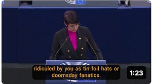 German MEP Christine Anderson calls out the EU's deliberate weaponisation of fear as a tool of authoritarian control