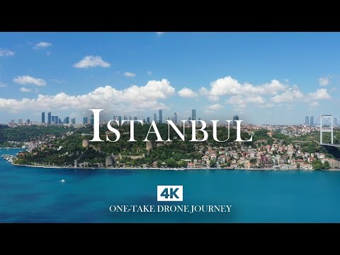 ISTANBUL in 4K – Aerial View of Rumeli Fortress and Bosphorus with Relaxing Piano, Ney and Kanun