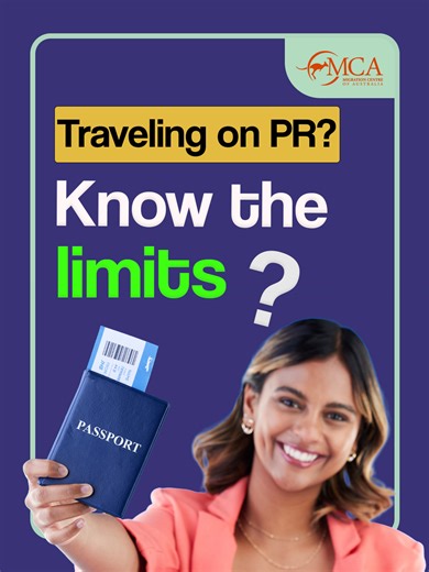 Thinking of travelling overseas as a PR? ✈️ Wait — this could delay your Australian citizenship 👀 If you don’t meet: ✔ 3 years in 4 years rule ✔ 9 months in Australia in the last 12 months Too much time outside Australia can also affect your RRV. Before you book that flight… check your eligibility first. Save this so you don’t find out the hard way later. 🇦🇺 #AustralianCitizenship #PRLife #AustralianImmigration #RRV #VisaTips #MigrantJourney #ImmigrationAdvice