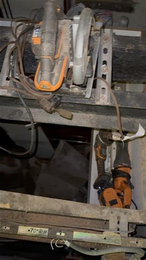 Start of a New Elevator Modernization. Tearing out the car walls, first the dome #elevator