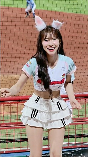多慧戴兔耳朵應援片段 #啦啦隊 #啦啦隊女孩 #cheerleader #味全龍啦啦隊 #李多慧