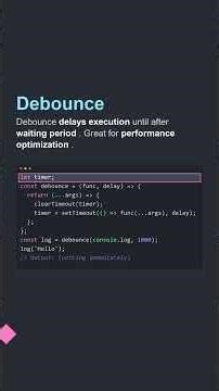 💼 Debounce | Interview Question #Shorts