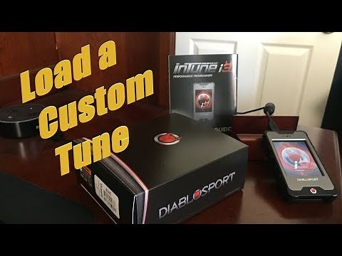 Load a custom tune to the Diablosport Intune I3