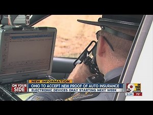 Ohio to accept new proof of auto insurance