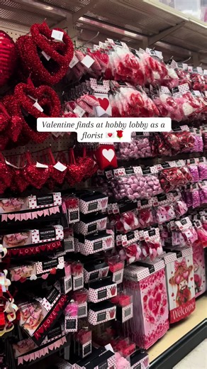 Valentine Finds at Hobby Lobby for Florists