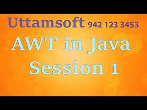 Java GUI | AWT In Java