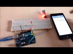 LED Brightness Control Using Android Phone MIT App Inventor