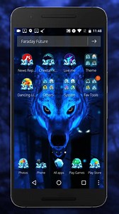 4.8M views · 1.5K reactions | Personalize your phone with the FREE 3D Ice Wolf Launcher. Enjoy the wolf thrones with 3D effects! Download now! | CM Launcher | Facebook