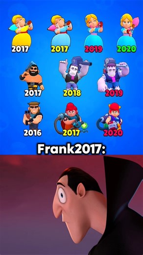 From Then to Now: How Brawlers Have Changed! #shorts #brawlstars #brawl #bs #supercell