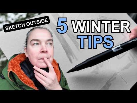 5 Cold-Weather Sketching Tips (Before You Go Out!)