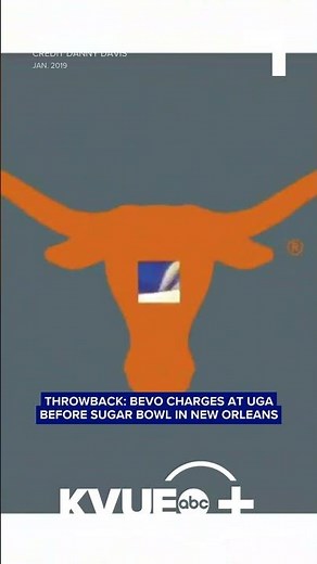 UT mascot Bevo attacks Georgia mascot Uga before Sugar Bowl #shorts