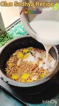How to make traditional Olan at home #shorts #keralasadhya #cooking