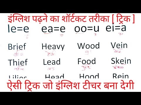 English sikho🤔। English padhne ki aasan tric।Shuru se english padhna। English bolna padhna #english