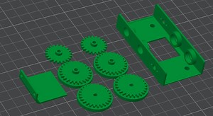 Pi Zero FPV Robot Uses Tiny Motor & Gears