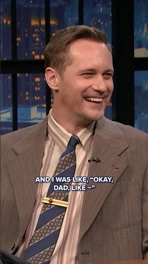 Alexander Skarsgård was getting SNL pitches from his dad before his hosting debut